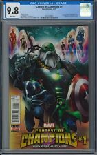 Contest of Champions (2015) #1 CGC 9.8 1st White Fox Marvel Comic Book Graded picture