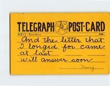 Postcard Telegraph Post Card picture
