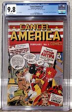 Cancel America #1 CGC 9.8 MINT Limited #1483 of 1586 WHITE PAGES  picture