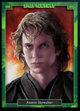 Topps Star Wars Card Trader 2024 Green Legendary Speed Painting Anakin Skywalker picture