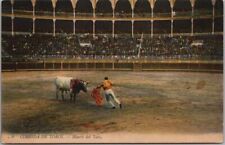 Vintage 1910s BULLFIGHTING Postcard Matador Bull 