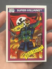 1990 Impel Marvel Comics Super Villains Series 1 RED SKULL #81 picture
