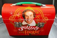 Tin Totes 2022 Buddy the Elf Smiling is My Favorite Metal Lunch Box [VHTF] (EUC) picture