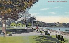 BEVERLY MASS ~ Dane Street Beach - Divided Back 1907-1915 - Hugh C Leighton Co picture