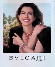 Bulgari Roma ANNE HATHAWAY Print Ad Town & Country Magazine September 2022 picture