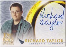 2003 LORD OF THE RINGS RETURN OF THE KING RICHARD TAYLOR WETA AUTOGRAPH CARD picture