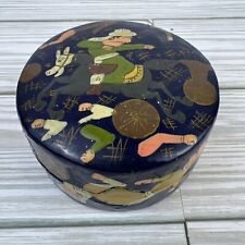 Kashmir India Warrior Casualties Lacquer hand painted Paper Mache Trinket Box picture