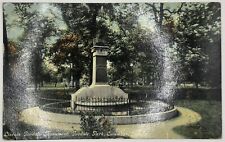 Antique 1910 Lincoln Goodale Monument Park Postcard Columbus Ohio OH picture