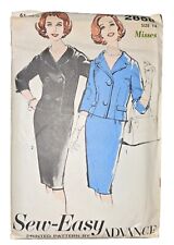 1960's Suit Pattern Set Size 14 Bust 34 Sew Easy Advanced Sewing Pattern 2858 picture