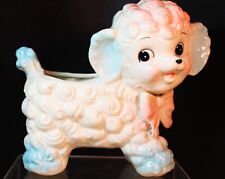 Cute Vintage Japan Anthropomorphic Lamb Nursery Planter Hand Painted Ceramic picture