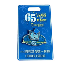 Disneyland 65th Anniversary Day Of Pin Hatbox Ghost Haunted Mansion LE picture