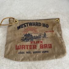 Westward Ho Flax Water Bag No 1528 Soak Well Before Using picture