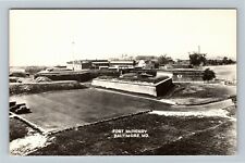 RPPC Baltimore MD-Maryland, Fort McHenry Real Photo Vintage Souvenir Postcard picture