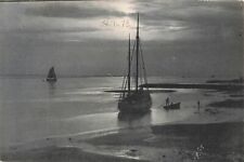 South Haven Michigan Postcard Sailboat Night Scene PM 1906    O3 picture