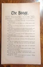 THE BOOGY R W Hinds New Port Tracy P O Ohio Tuscarawas 1922 Issue 7 ORIGINAL picture