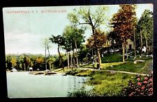 Gloversville New York House On Mountain Lake People 1908 Postcard picture