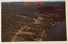 Vintage 1960s Postcard, Aerial View of Inlet, New York picture