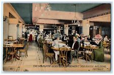 Detroit Michigan MI Postcard The Majestic Servself Basement Restaurant c1910's picture