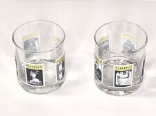 Playbill Lowball Glasses Cocktail Tumblers Barware Theater Broadway Plays NY picture