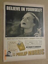 Vintage Print Ad -1951 for Philip Morris Cigarettes and Nesbitt's picture