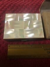 Vintage Agme Swiss Made Musical Powder Compact Gold Tone picture