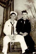 Pair of Affectionate Sailors 1940s Young Men gay man's collection 4x6 picture