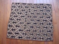 Vintage handmade African art Kuba cloth , fabric Zaire Congo(DRC). #130 tapestry picture