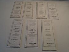 LOT OF 7 - 1970s & 1980s Virginia County Official Highway Travel Road Maps picture