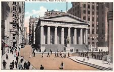 Postcard NY New York City US Sub Treasury White Border Vintage PC J9045 picture