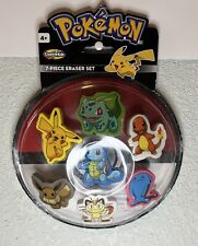 Pokémon 7 Piece Eraser Set. NEW Sealed picture