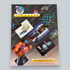 Siggraph 1985 San Francisco Vintage Poster Computer Graphics ACM Lucasfilm 80s picture