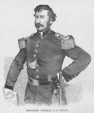 Brigadier General J.S. Negley 1861 Old Photo Print picture