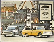 1966 Chevrolet Truck Brochure C10 Pickup El Camino Stake Van Excellent Original picture