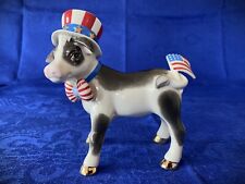 Lenox Patriotic Calf, ivory porcelain figurine 5.25 in, SKU# 866600, rare find picture