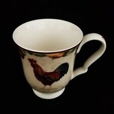 NAPA CHANTICLEER in RUST ROOSTER COFFEE MUG by NOBLE EXCELLENCE picture
