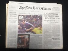 1998 JULY 13 NEW YORK TIMES NEWSPAPER -JAPANESE REBUKE GOVERNING PARTY - NP 7047 picture