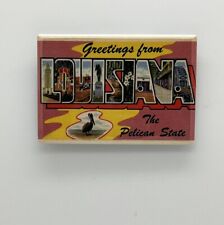 Louisiana Vintage Postcard Souvenir Refrigerator Magnet picture