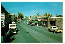 Main Street, Old Cars, Buffalo, Wyoming WY chrome Postcard picture