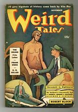 Weird Tales Pulp 1st Series Nov 1942 Vol. 36 #8 GD/VG 3.0 picture