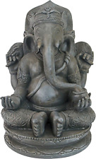 Sitting Lord Ganesha Hindu Elephant God Statue, 11