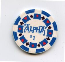 1.00 Chip from the Alpha Card Room Wichita Falls Texas picture