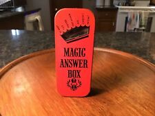 Tin Toy 1930s Jack Armstrong Magic Answer Box Fortune Telling RADIO PREMIUM RARE picture