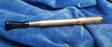 GOLD CHROME Cheroot Antique Style TELESCOPING Ejector Tip Holder German Made picture