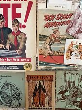 1930’s Large Lot of VINTAGE BSA BOY SCOUTS OF AMERICA PAPER Poster Booklet Book picture