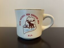Vtg Maine National High Adventure Area BSA  Boy Scouts of America Coffee Mug Cup picture
