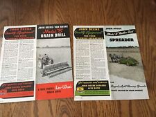 Antique John Deere advertisement, Spreader and Model “B” Grain Drill picture