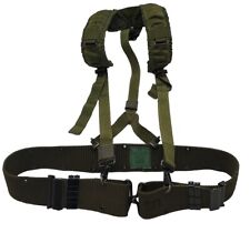 U.S. MILITARY LC-1 ALICE SUSPENDERS WITH LC-1 INDIVIDUAL EQUIPMENT PISTOL BELT  picture