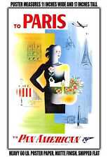 11x17 POSTER - 1954 to Paris Via picture
