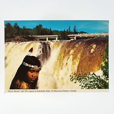 Legend of Princess Green Mantle Postcard 4x6 Kakabeka Falls Ontario Ojibwe C3321 picture