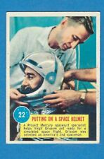 Topps 1963 NASA Astronauts Putting On A Space Helmet Virgil Grissom #22 picture